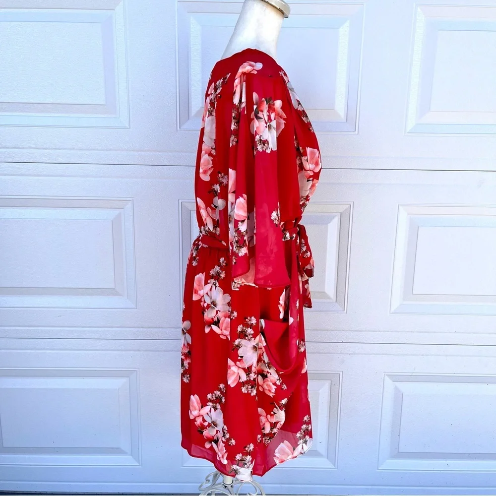 City Chic Sacred Lotus Dress - Size 20